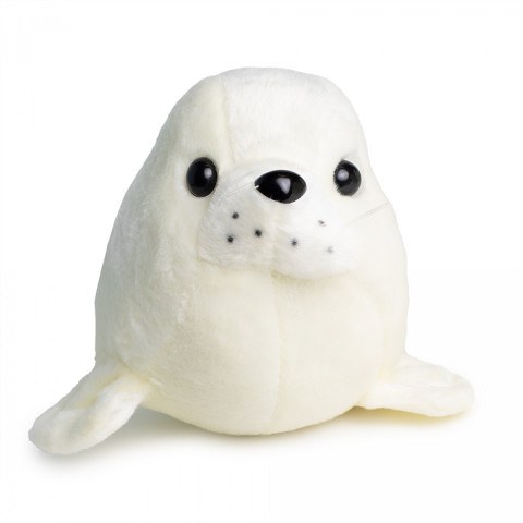 Мягкая игрушка нерпа «Мультик», белый, с присоской, Байкальские сувениры