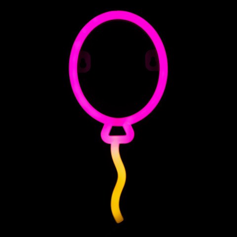 Световая фигура Воздушный шар, Розовый/Теплый белый