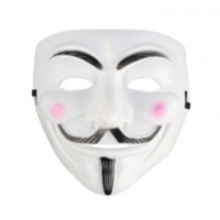 Карнавальная маска, Аноним, Белый
