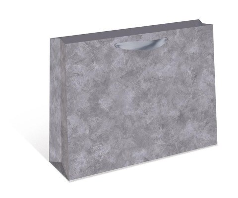Пакет подарочный стандарт плюс Серый меланж