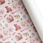 Бумага подарочная "Просто сияй!"