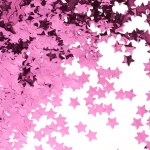 Распродажа Конфетти фольга Звезда, Розовый, Металлик