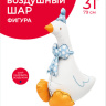 Фигура 3D, Гусь в голубом колпачке, Сатин