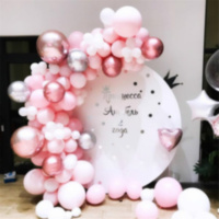 НВШ Набор воздушных шаров для создания фотозоны, Оттенки розового
