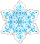 Мини-фигура с клапаном, Снежинка, Белый/Голубой