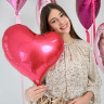 Распродажа! I Сердце изгиб Красный металлик / Metallic Red