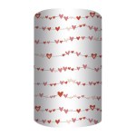 Бумага подарочная "Сердца красные"