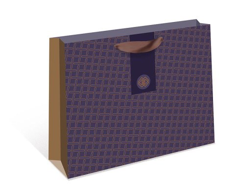 Пакет подарочный стандарт плюс Мужской узор
