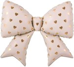 Фигура Бант, Сердечки, Кремовый