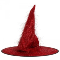 Шляпа Конус Красный