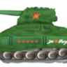 Мини-фигура, Танк Т-34, Зеленый