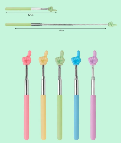 Телескопическая указка-палец, цвет ассорти