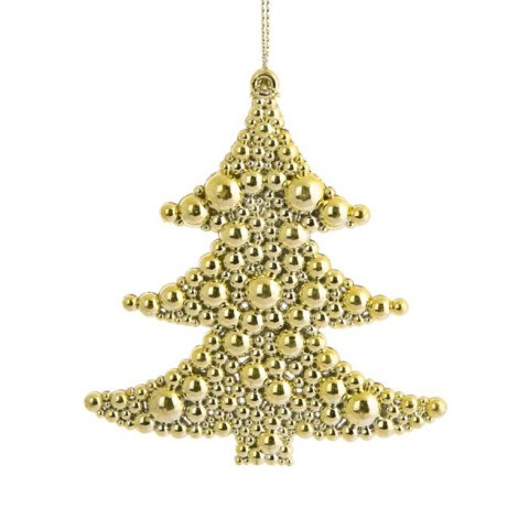 Елочное украшение Ёлочка в золоте