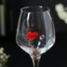 Бокал для вина «Выпьем за любовь», деколь
