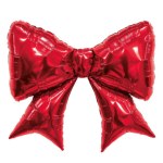 Ag Фигура Бант Красный, металлик