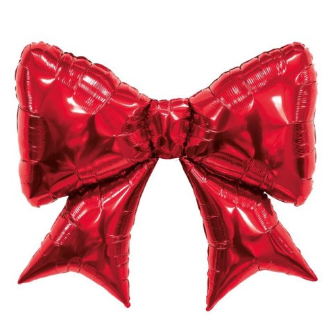 Ag Фигура Бант Красный, металлик