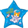 РАСПРОДАЖА! Звезда С Днем Рождения! (корги в космосе), Голубой