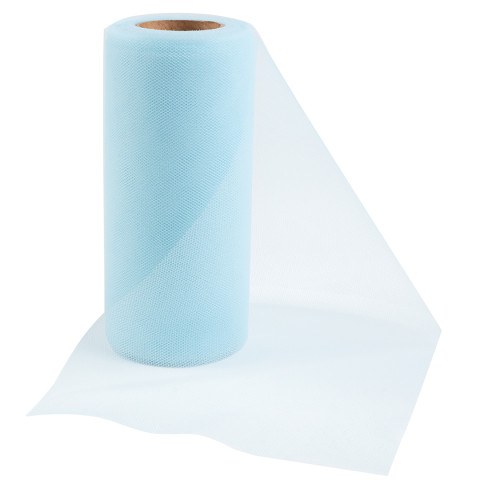 Фатин в рулоне Голубой