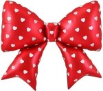 Фигура Бант, Сердечки, Красный