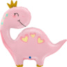 G Мини-фигура, Динозаврик Принцесса, Розовый