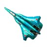 Ag Мини-фигура Самолет Истребитель, голубой