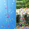 Гирлянда Флажки, ПЭ, 20 м, Ассорти