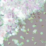 Конфетти фольга Круг, Перламутр, Хамелеон