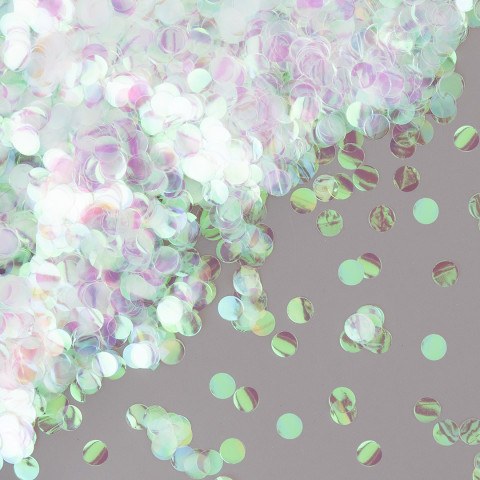 Конфетти фольга Круг, Перламутр, Хамелеон