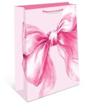 Пакет подарочный Розовый бант