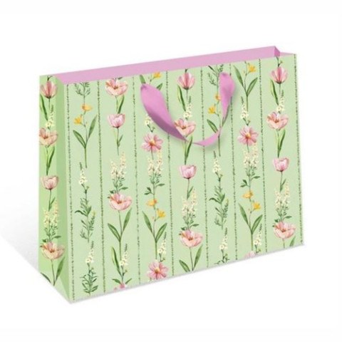 Пакет ламинированный горизонтальный Весенние цветы .136