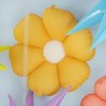 Фигура Цветок, Ромашка, Желтый, матовый (Надув воздухом)