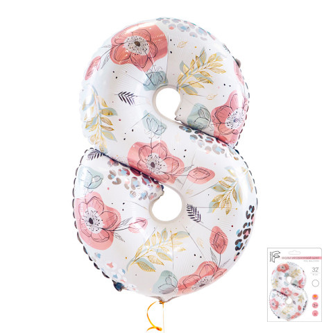 FM Цифра 8 Цветочный принт / Floral print. Botanics
