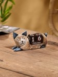 Вечный календарь «Кошка», дерево