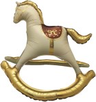 Фигура 3D, Лошадка Качалка, Сатин
