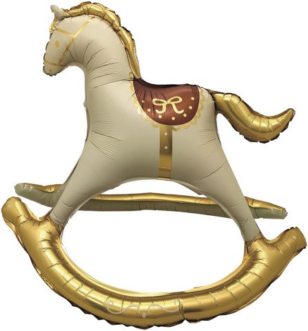 Фигура 3D, Лошадка Качалка, Сатин