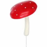 Фигура из ПВХ Мухомор для декора