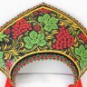 Кокошник карнавальный «Гроздья рябины» Русские узоры Честный знак