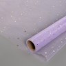 Фатин в рулоне Звездное сияние, Сиреневый, Металлик