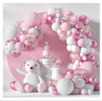 НВШ Набор воздушных шаров для создания фотозоны, Розовая Нежность