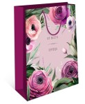 Пакет подарочный От всего сердца, цветы