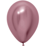 S Зеркальные шары Рефлекс Розовый / Reflex Pink хром