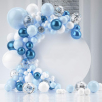 НВШ Набор воздушных шаров для создания фотозоны, Синий/голубой/белый