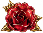 Фигура Цветок, Золотая роза, Красный