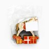 Ёлочная игрушка деревянная «Конь с подарками»