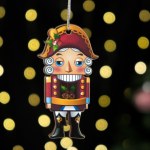 Ёлочная игрушка двусторонняя «Щелкунчик»