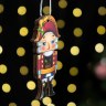 Ёлочная игрушка двусторонняя «Щелкунчик»