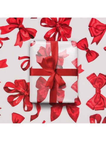 Бумага упаковочная глянцевая «Банты»