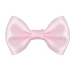 Набор атласных бантиков для декора, Нежно-розовый