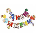 Гирлянда на кольцах на стену «С Днем Рождения», зверята