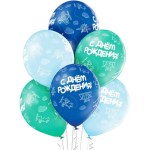 BB Шары С ДР Самолеты Шелкография, пастель